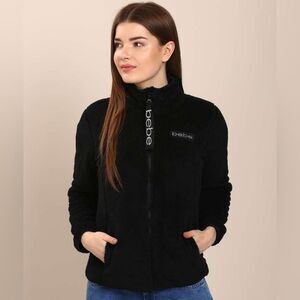 Bebe Sport Fleece Jacket Size Small